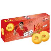 雙魚乒乓球三星 展翅V40+ 新材料ABS 3星專業(yè)比賽用球 黃色